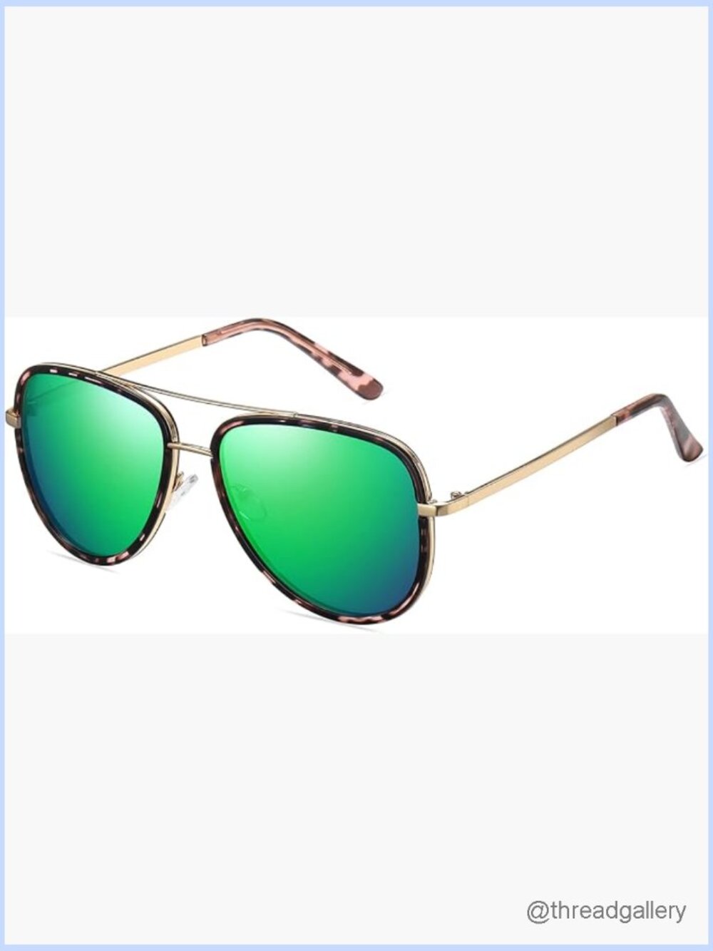 Polarized Aviator Sunglasses Reinforced Metal Frame UV400 Anti-Glare